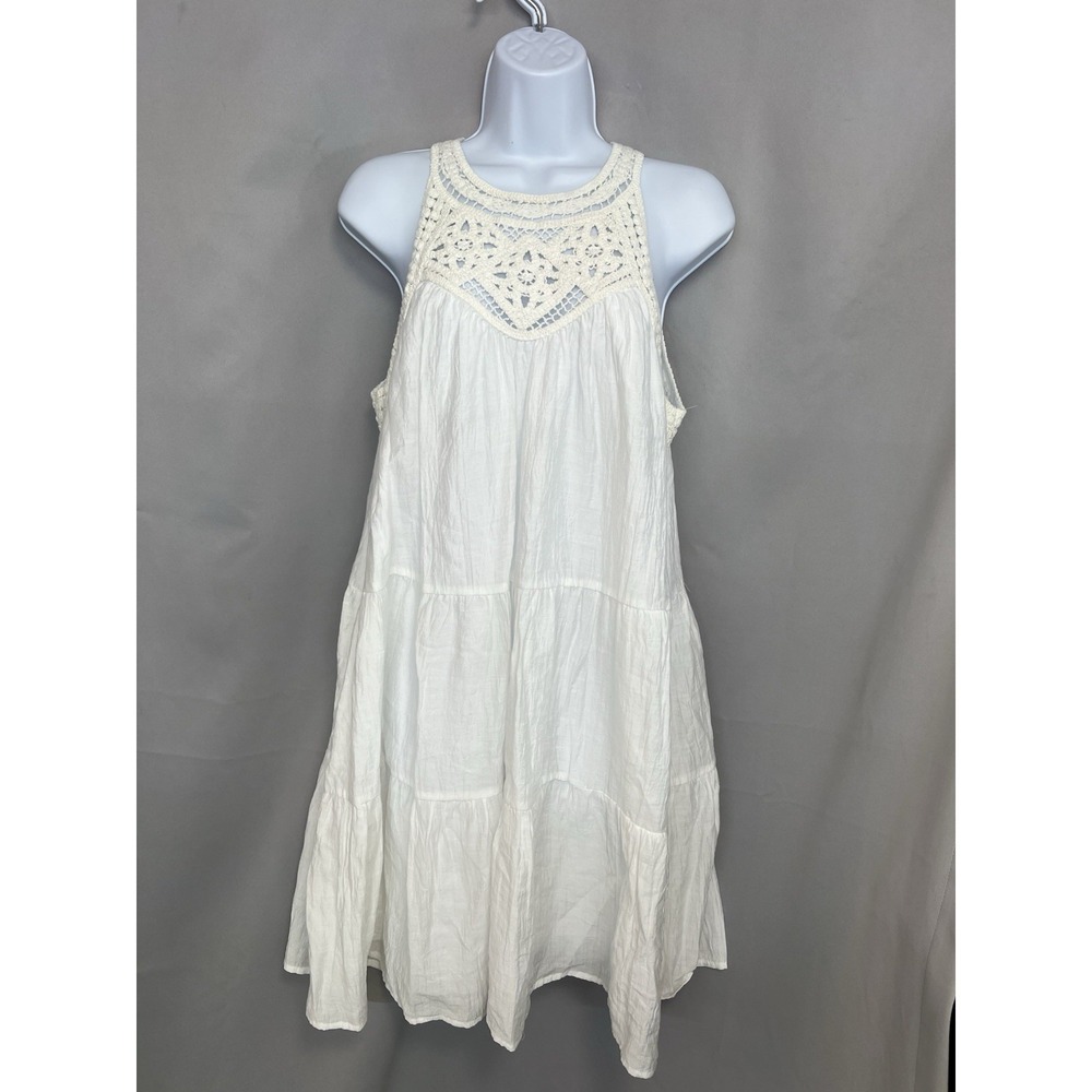 Kirundo‎ Womens White Dress Sz Large Crochet
